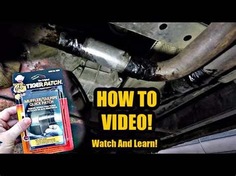 exhaust leak patch|3 Ways to Patch an Exhaust Pipe